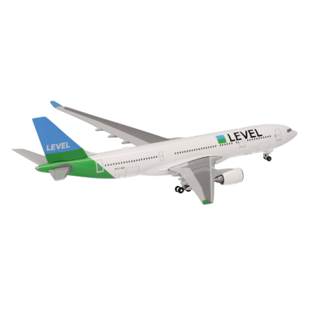 Preview: Herpa Wings Flugzeugmodell Level Airbus A330-200 (1:500)
